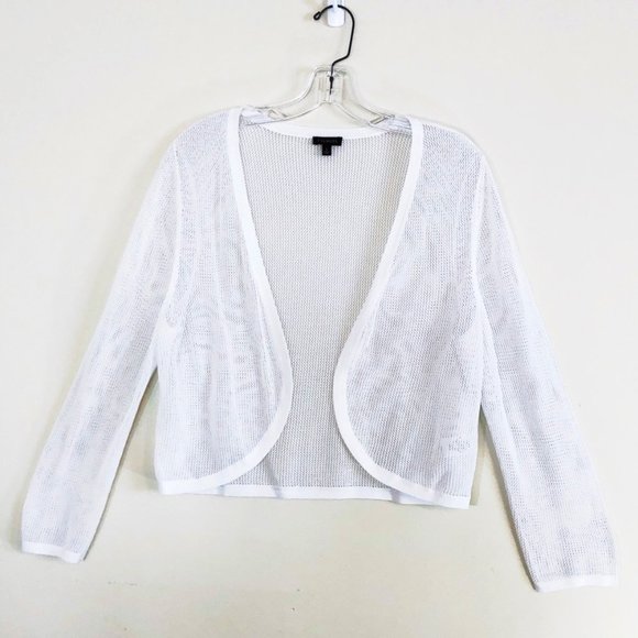 Talbots Sweaters - Talbots Sweater Cardigan Lightweight Open Weave No Closures Long Sleeve SZ L